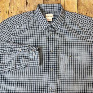 Lacoste Button Down Shirt Button Up Men Size 42 Large Long Sleeve